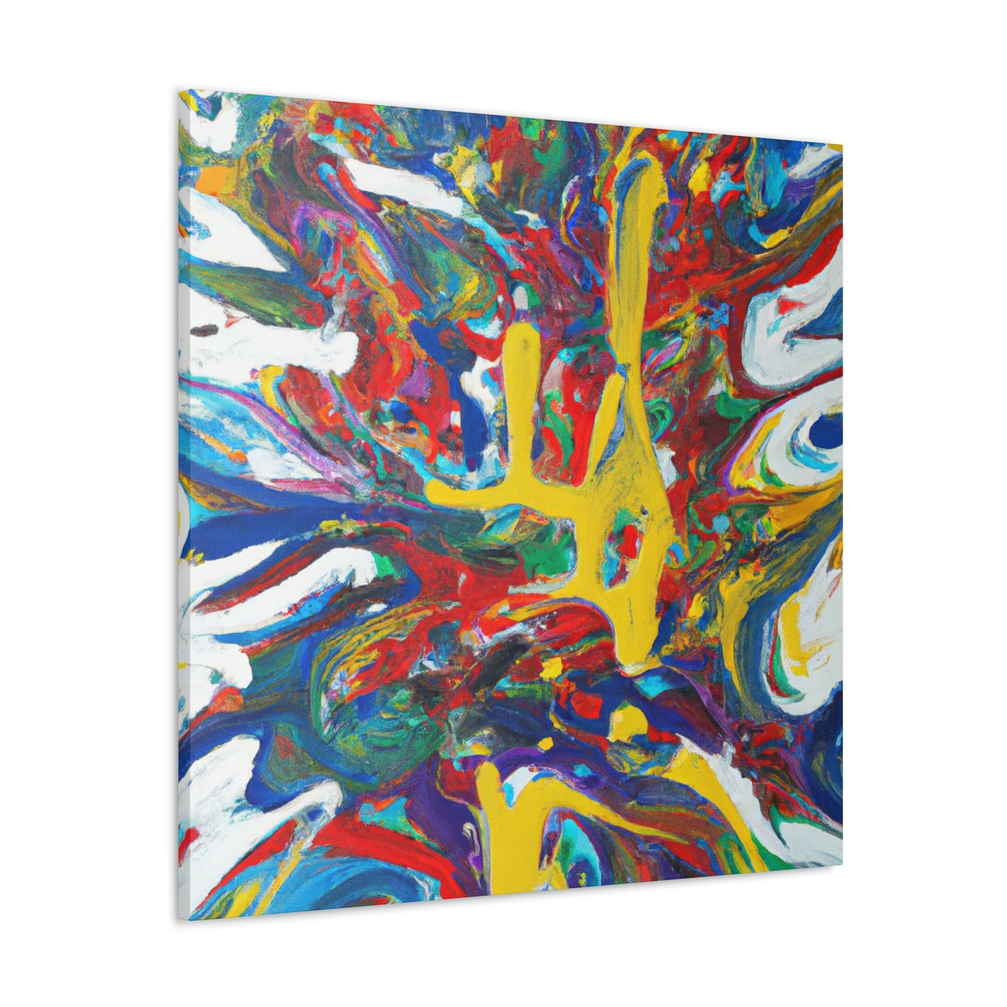 Synesthetic Symphony: An Abstract Painting - The Alien Canva.