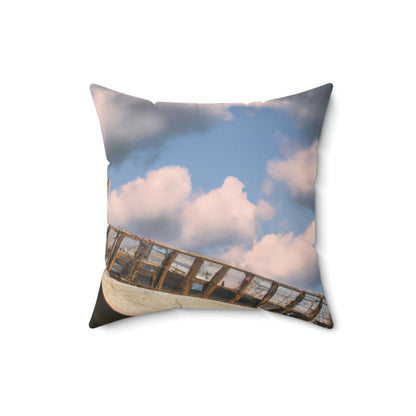 "A Boat Adrift: The Lost Legacy of the Sea." - The Alien Square Pillow