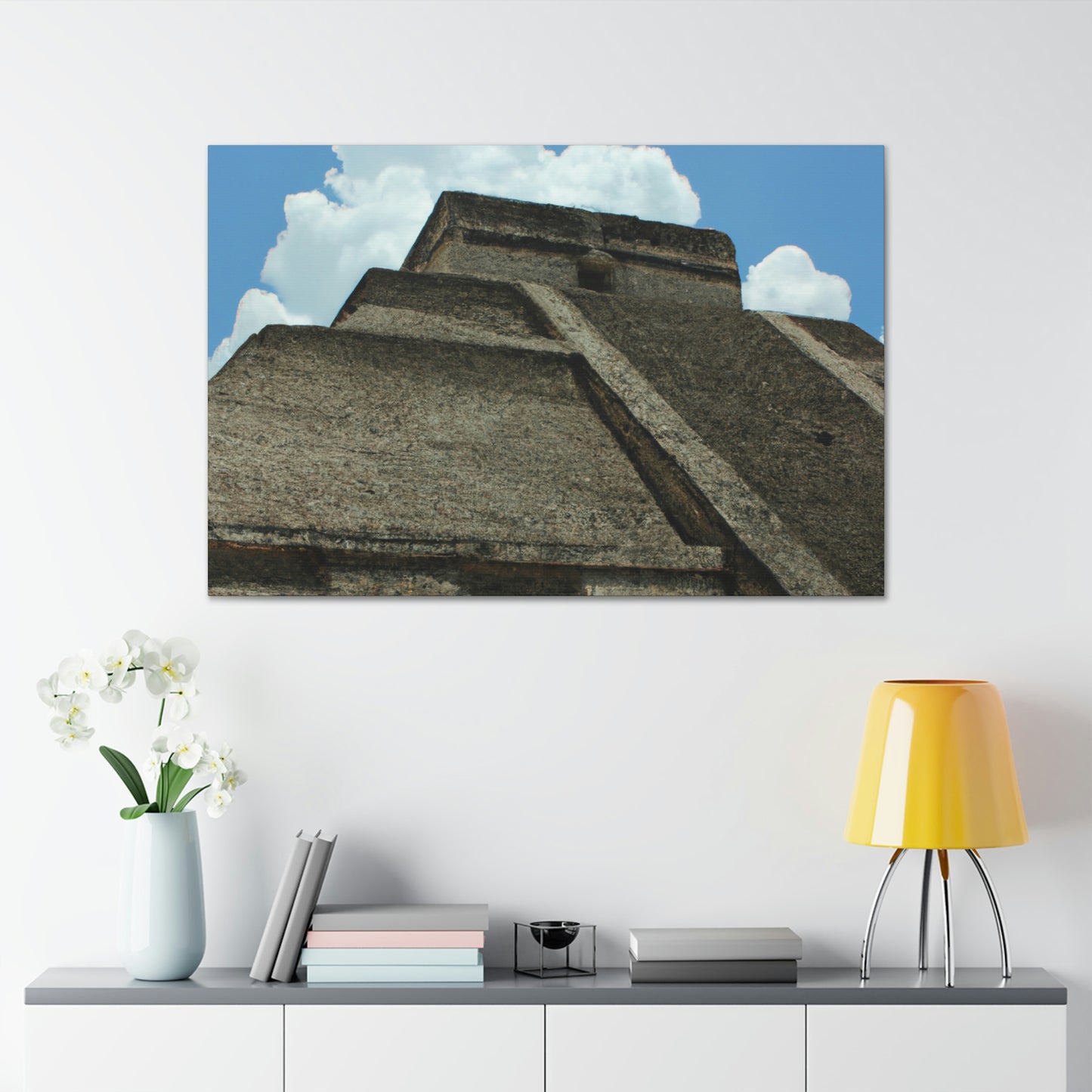 "The Ancient Pyramid's Hidden Treasures" - The Alien Canva