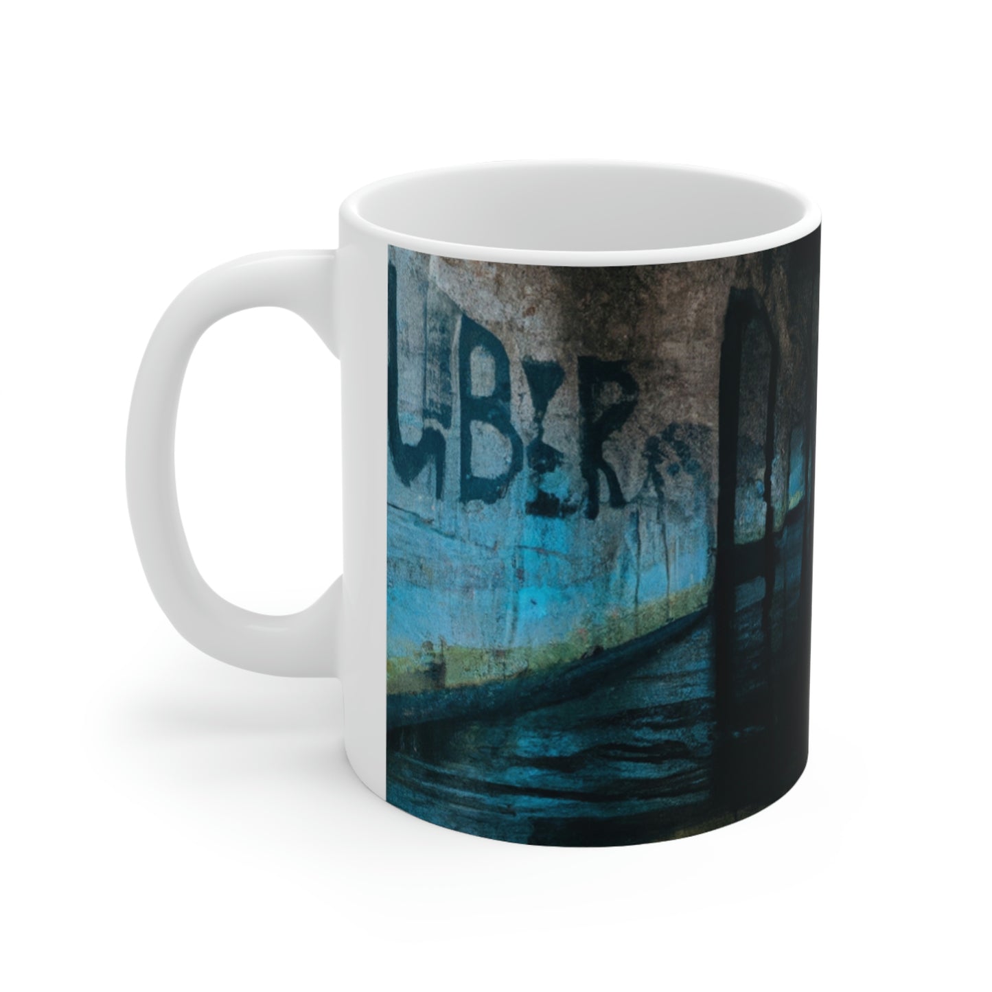 "Diving the Ruins of the Lost Underwater City" - Taza de cerámica The Alien 11 oz