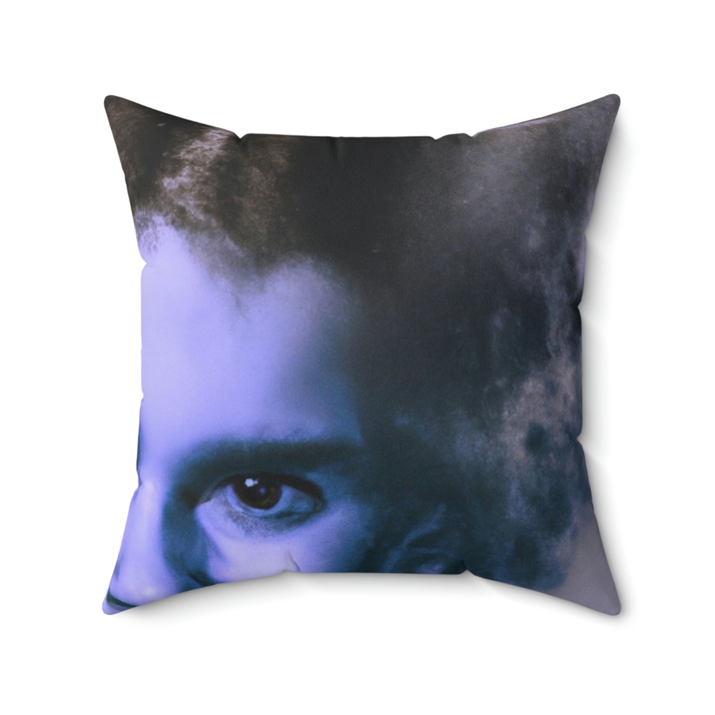 Through the Misty Veil - The Alien Square Pillow