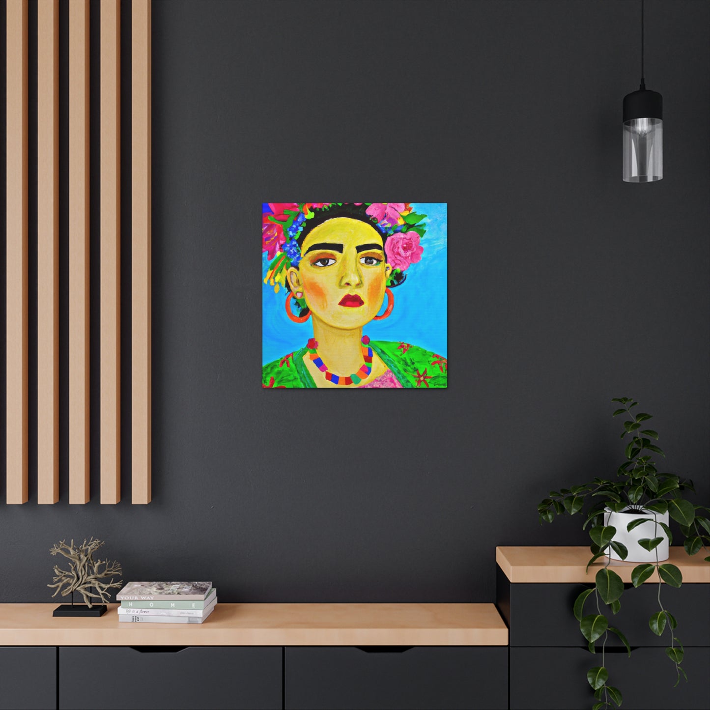 "Feroz y libre: un tributo a las mujeres mexicanas inspirado en Frida Kahlo" - The Alien Canva