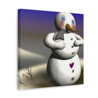 "Chilly But Hopeful: The Snowman's Quest For A Hug" - The Alien Canva