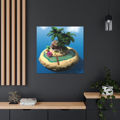 "Island Paradise in the Sky" - The Alien Canva