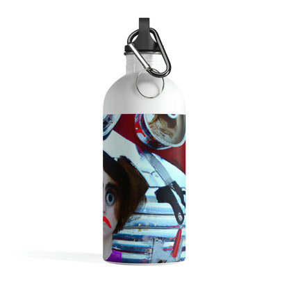 "Found Objects Self-Portrait" - The Alien Stainless Steel Water Bottle