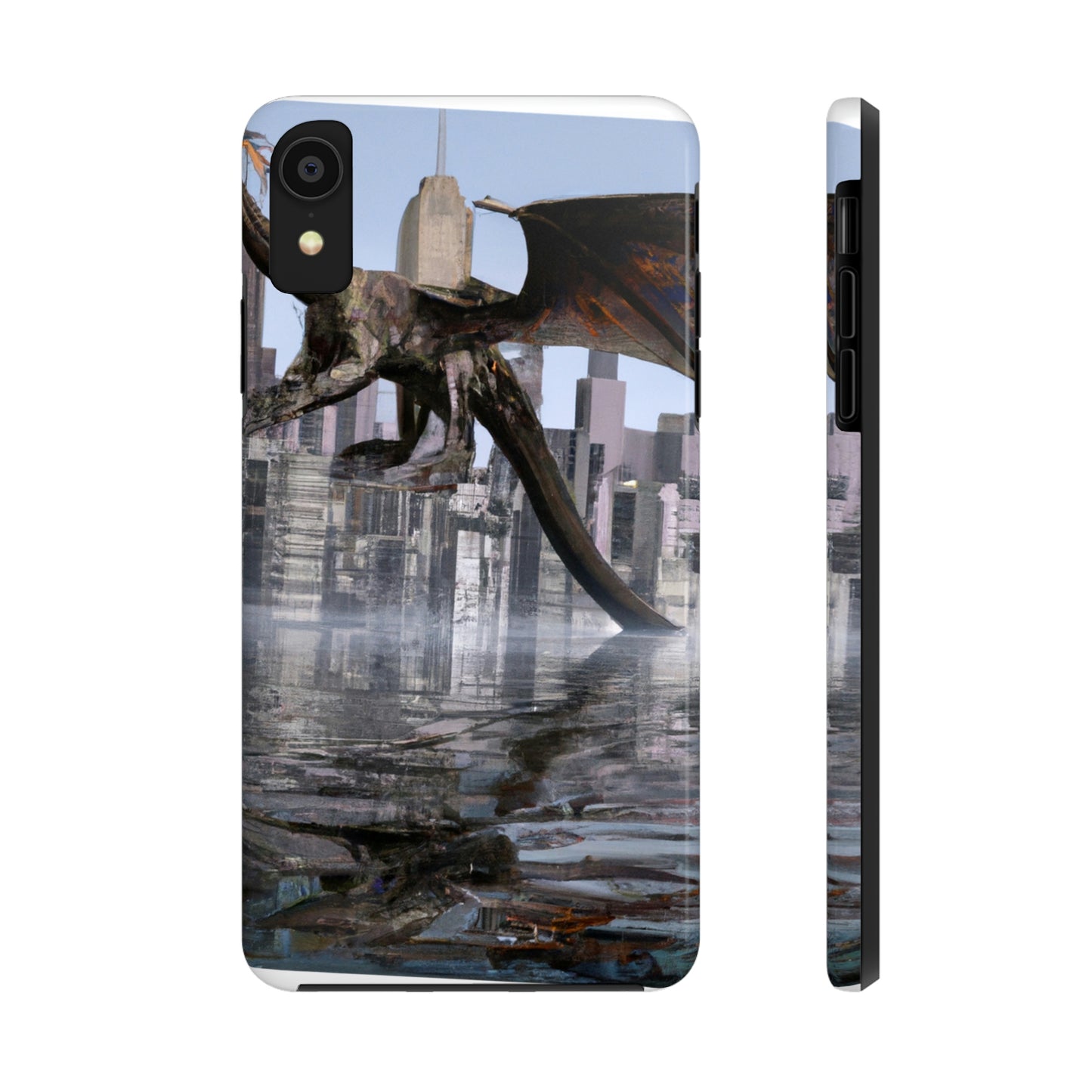 "Aufsteigend die Sintflut: Die hochfliegende Reise eines Drachen." - Die Alien Tough Phone Cases