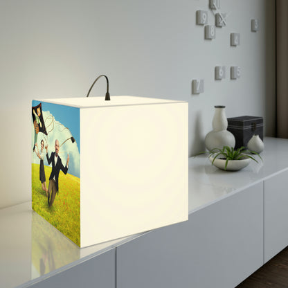 "A Kite Day in the Meadow" - The Alien Light Cube Lamp