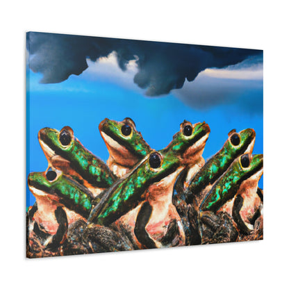 "Ein Froschchor im Gewitter" - The Alien Canva