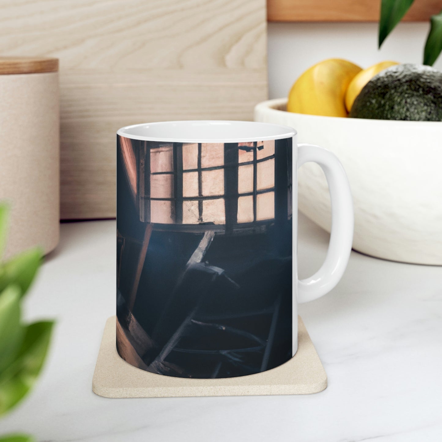 "Dusty Hopes in an Abandoned Attic" - The Alien Ceramic Mug 11 oz