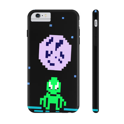 "Testigo solitario del cielo nocturno" - The Alien Tough Phone Cases Pixel Art