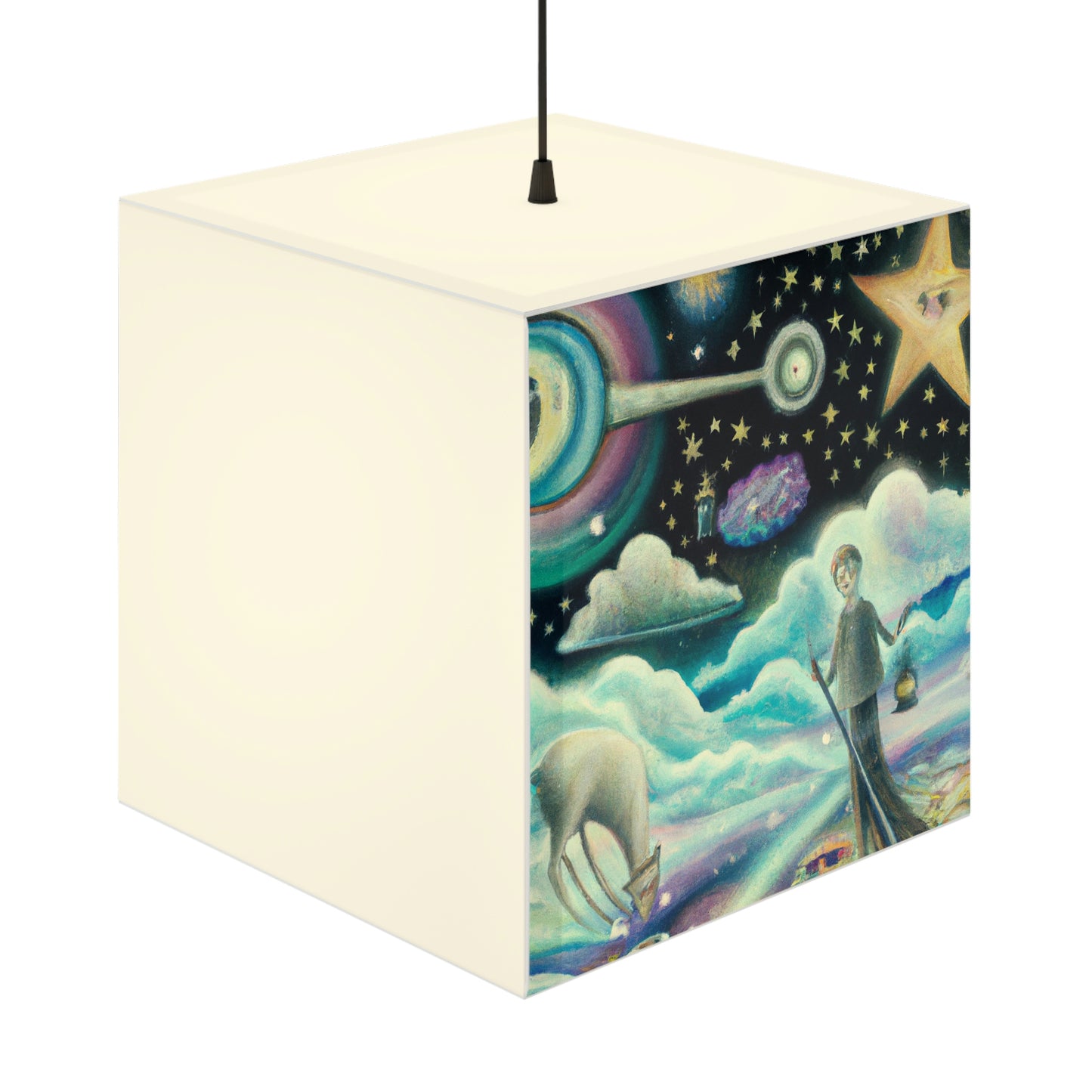 "A Sea of Diamonds in the Night" - The Alien Light Cube Lamp