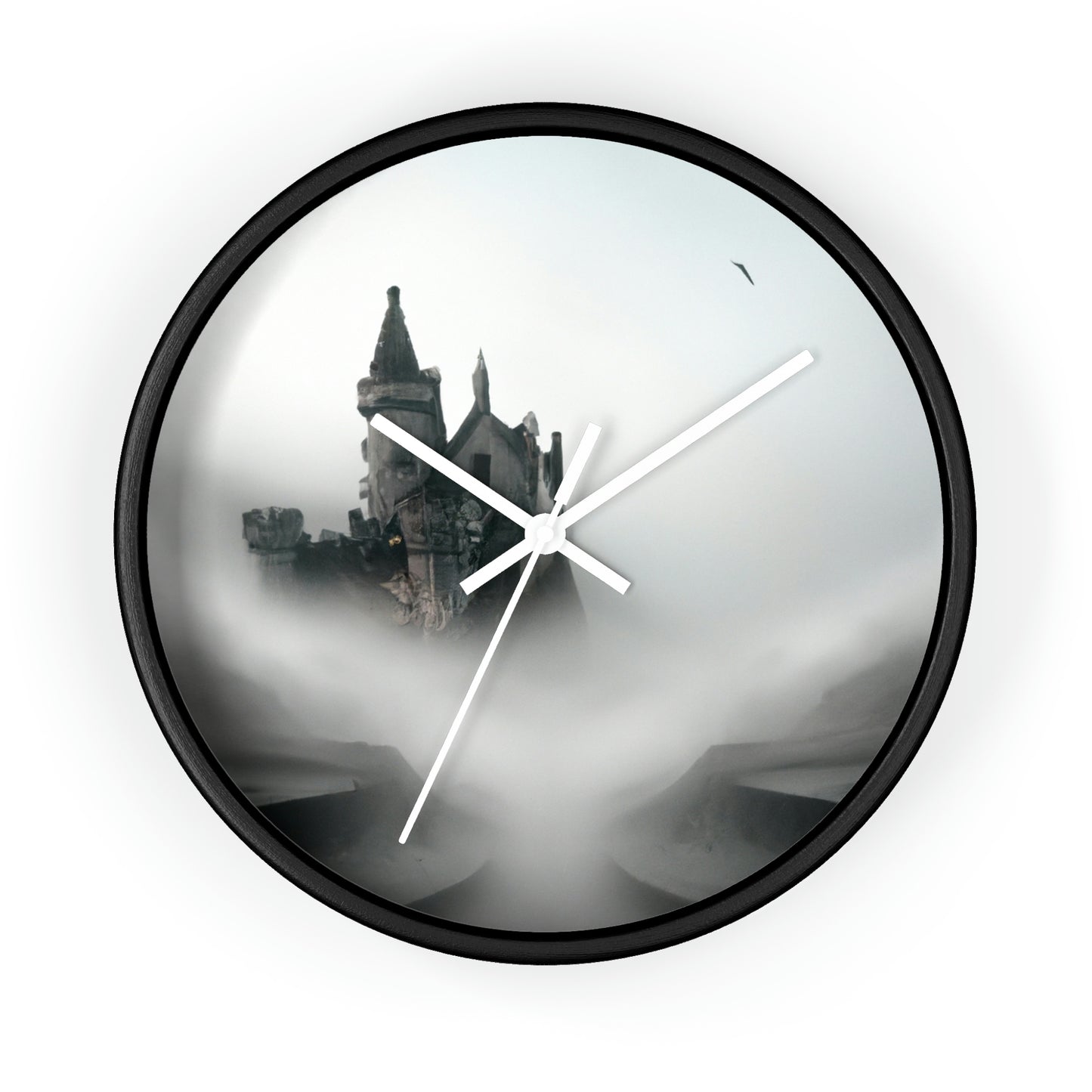 "Ghostly Citadel of the Mist" - The Alien Wall Clock