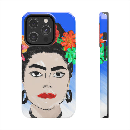 „Feurige Frida: Eine mexikanische Ikone mit farbenfroher Kultur malen“ – The Alien Tough Phone Cases