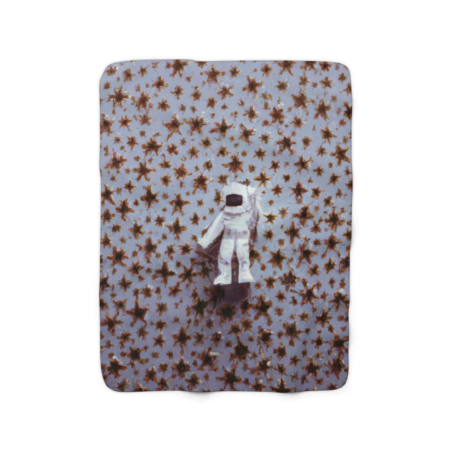 "A Small Adventurer Among Giant Stars" - The Alien Sherpa Fleece Blanket