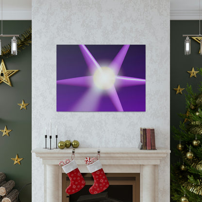 "The Mysterious Purple Star: A Celestial Prodigy" - The Alien Canva