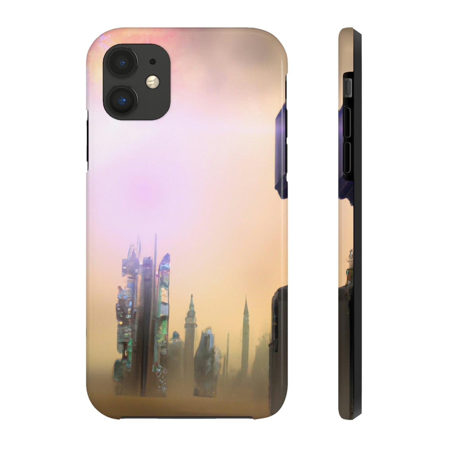 "Lost in the Cosmic Mist" - The Alien Tough Phone Cases