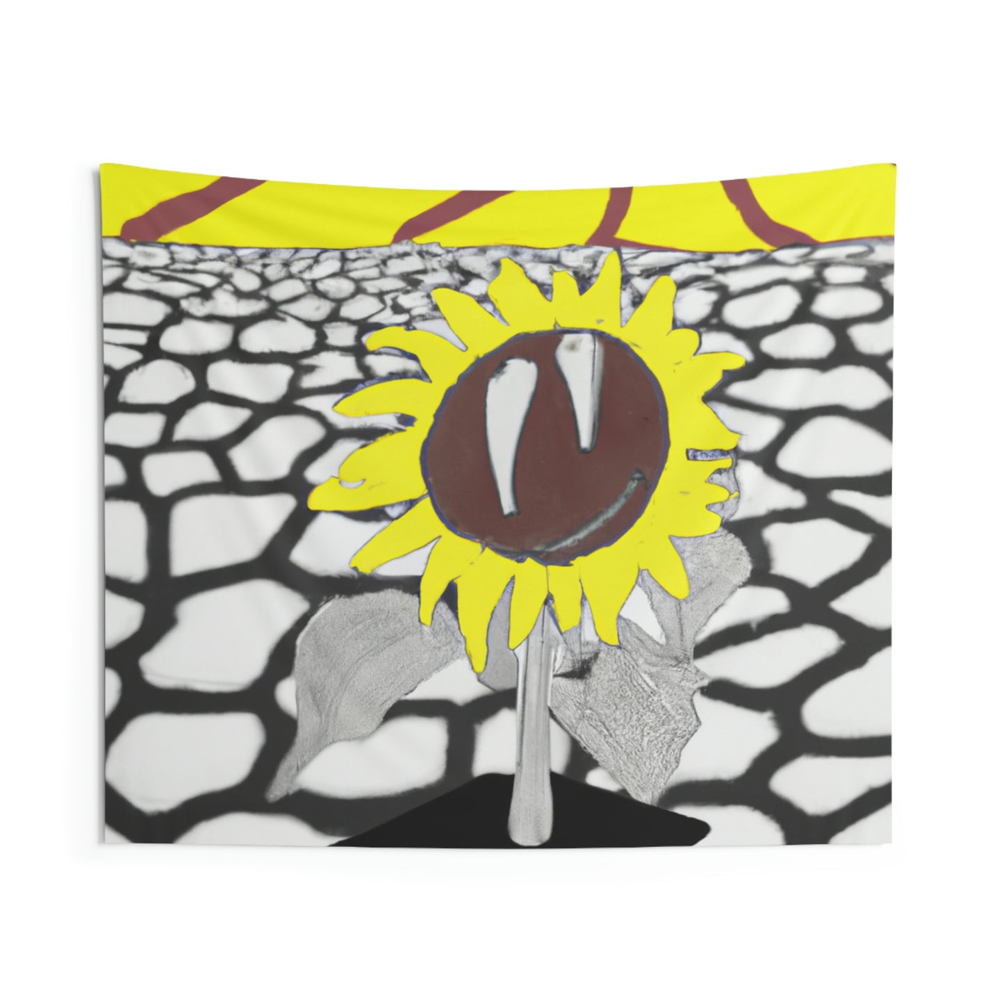 "A Sunflower Withering on a Parched Field" - The Alien Wall Tapestries