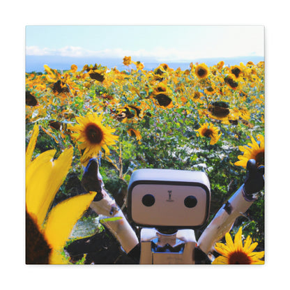 "Robot's Sunshine Joy" - The Alien Canva