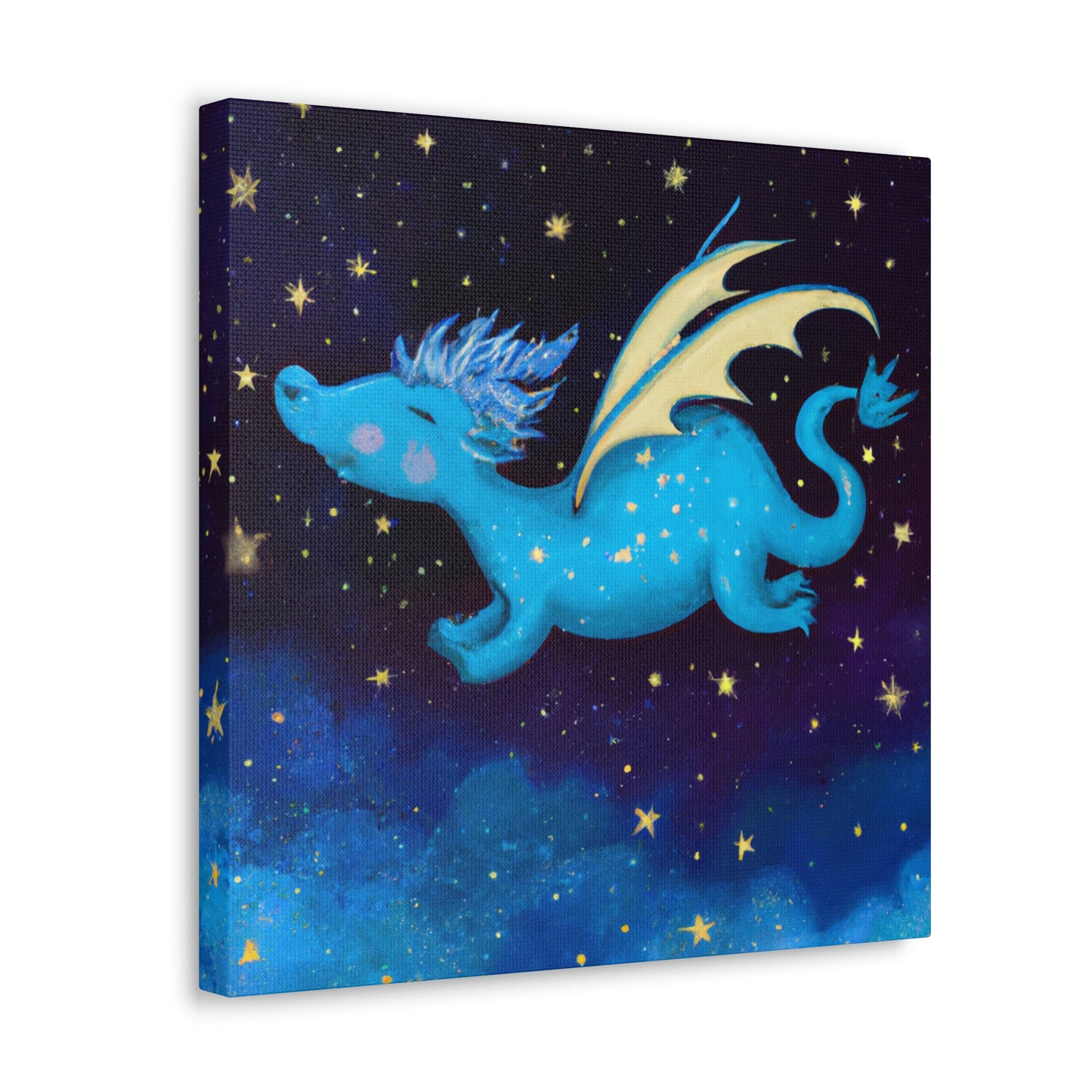 "Drifting Among the Stars: The Story of a Baby Dragon" - The Alien Canva