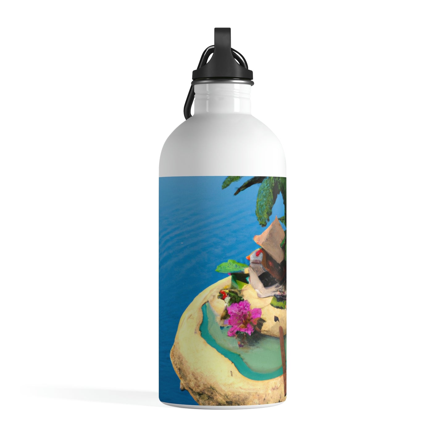 "Island Paradise in the Sky" - The Alien Stainless Steel Water Bottle