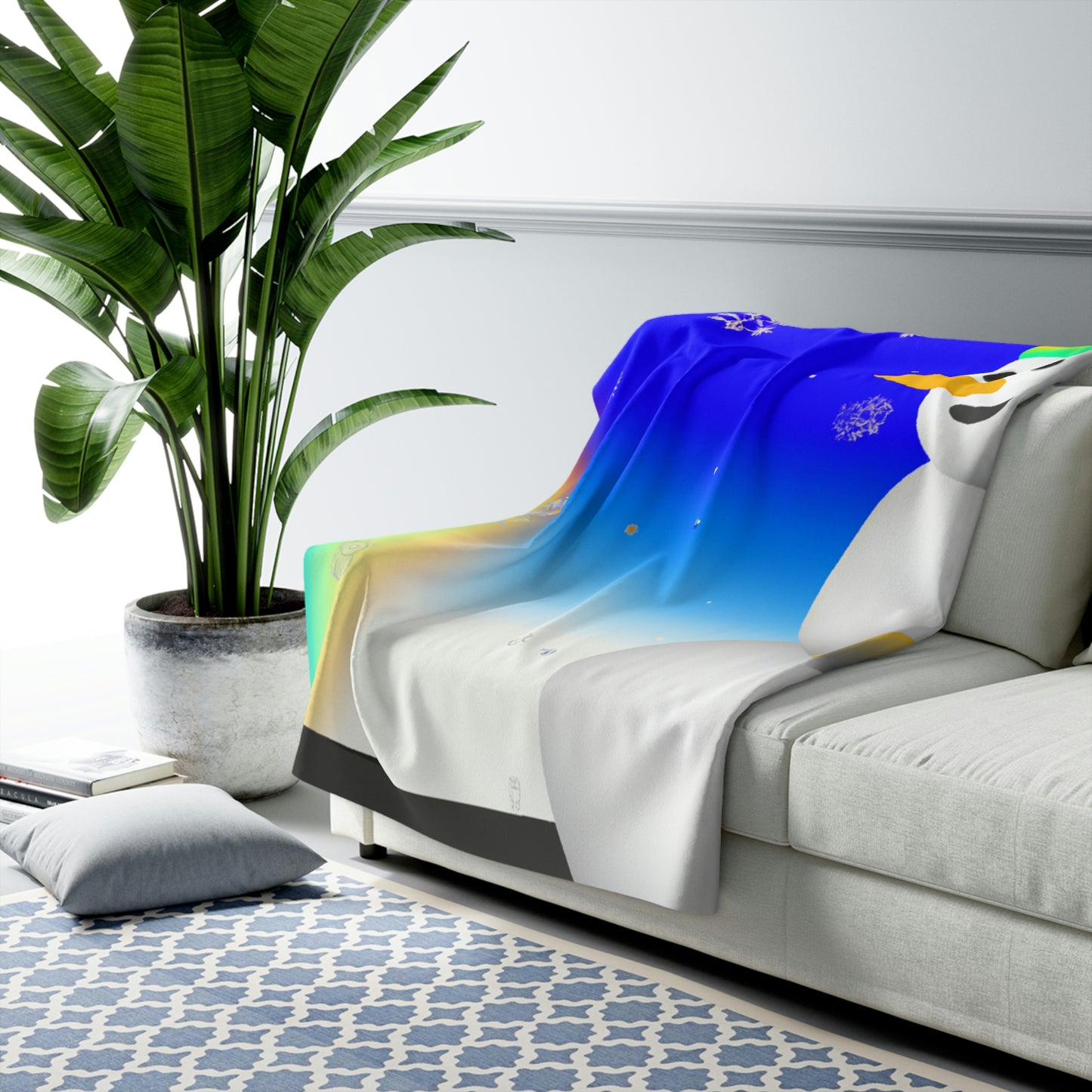 "A Cold Solace" - The Alien Sherpa Fleece Blanket