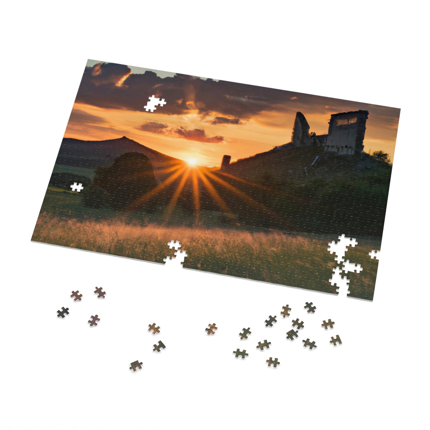 "Enchanted Evening at an Abandoned Castle" - The Alien Jigsaw Puzzle