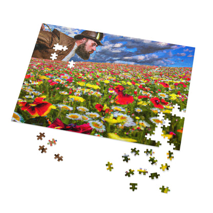 "A Blissful Tour of Floral Splendor" - The Alien Jigsaw Puzzle