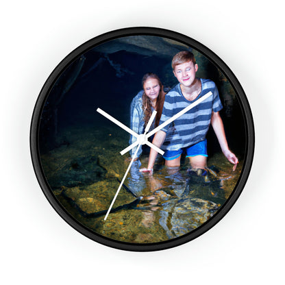 Treasure Hunters in the Deep. - The Alien Wall Clock