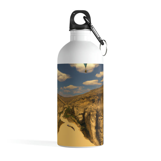 "Feline Flight Over the Grand Gulch" - The Alien Stainless Steel Water Bottle