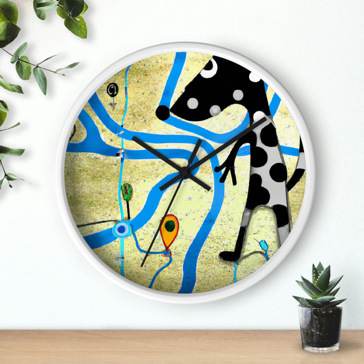 "A Lost Dog's Journey Home" - The Alien Wall Clock