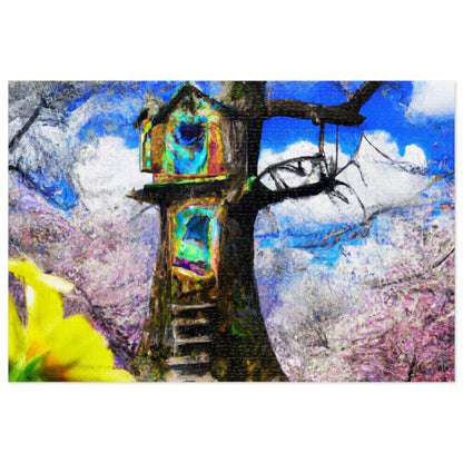 "Forgotten Secrets of the Springtime Forest" - The Alien Jigsaw Puzzle