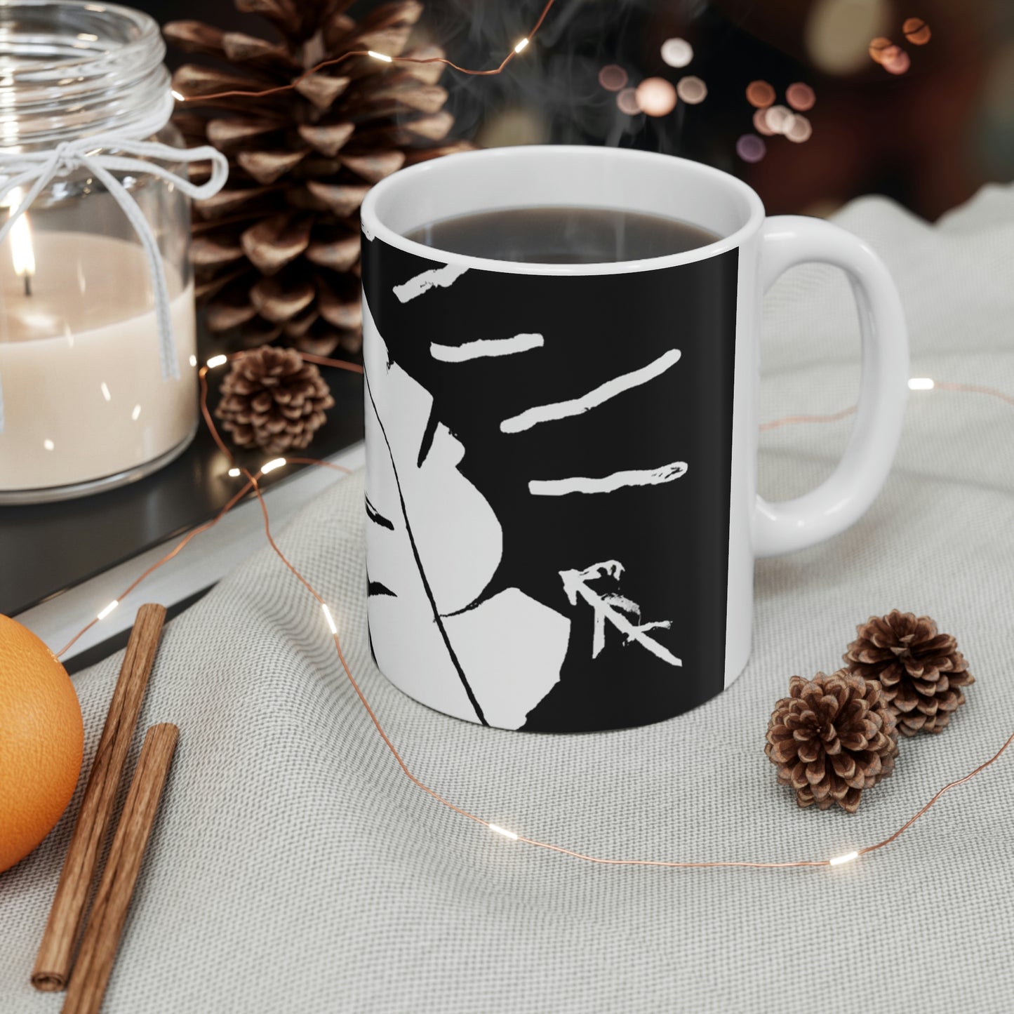 Lost in the Shadows: The White Feather's Journey - The Alien Ceramic Mug 11 oz