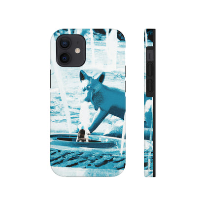 "Foxy Herumtollen im Brunnen" - Die Alien Tough Phone Cases