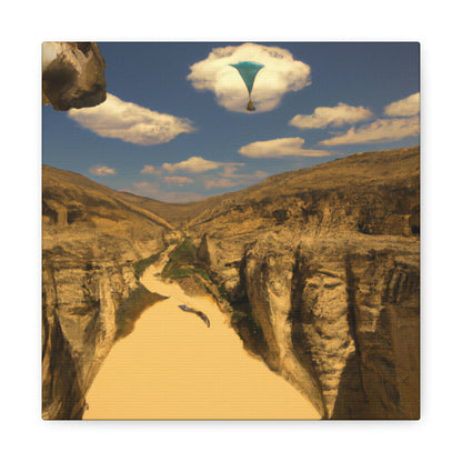 "Vuelo felino sobre Grand Gulch" - The Alien Canva