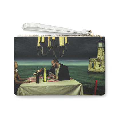 "Un faro de romance: una cena íntima a la luz de las velas en un faro olvidado" - The Alien Clutch Bag