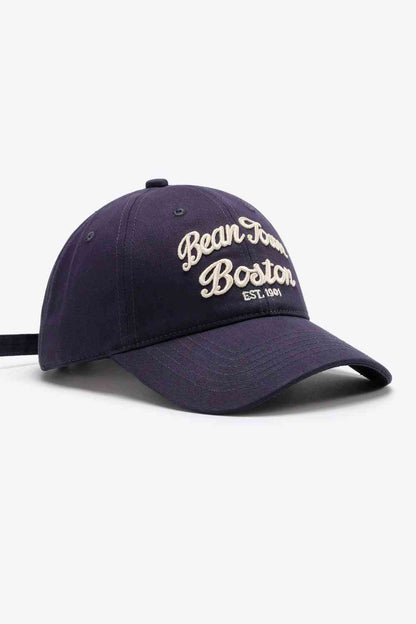 Gorra de béisbol ajustable con gráfico bordado