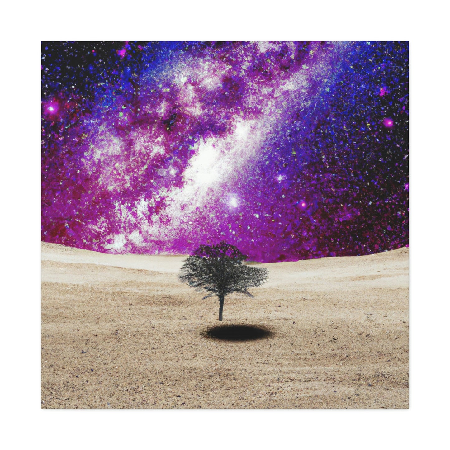 "Árbol solitario de polvo de estrellas" - The Alien Canva