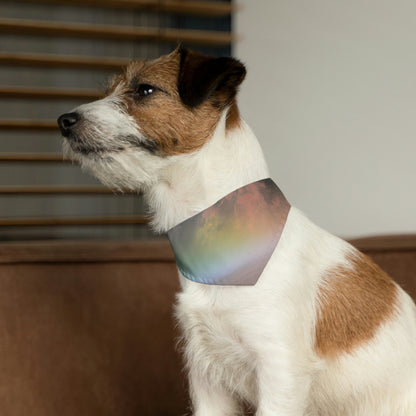 "Eine gemalte Reflexion der Einsamkeit" - Das Alien Pet Bandana Halsband