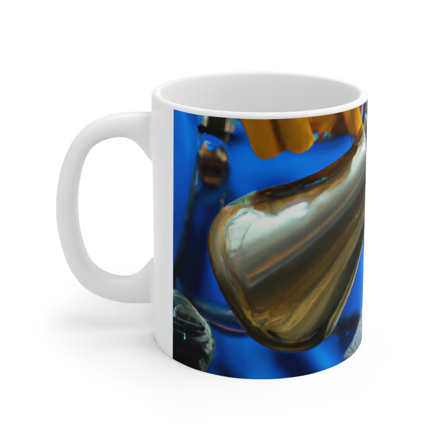 "A Cup of Courage" - Taza de cerámica The Alien 11 oz