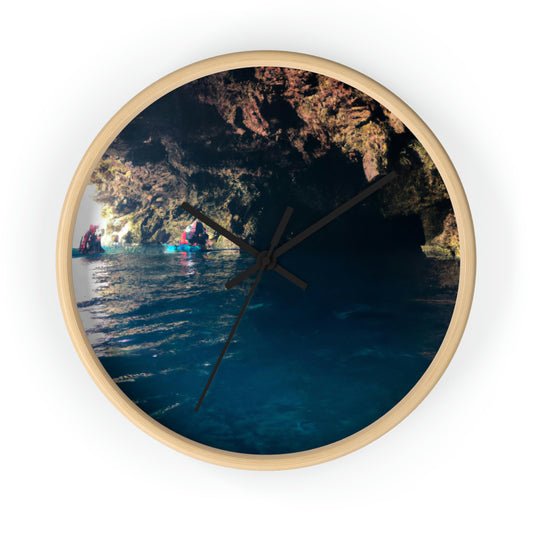 The Diving Depths of the Oceanic Cave - The Alien Wall Clock