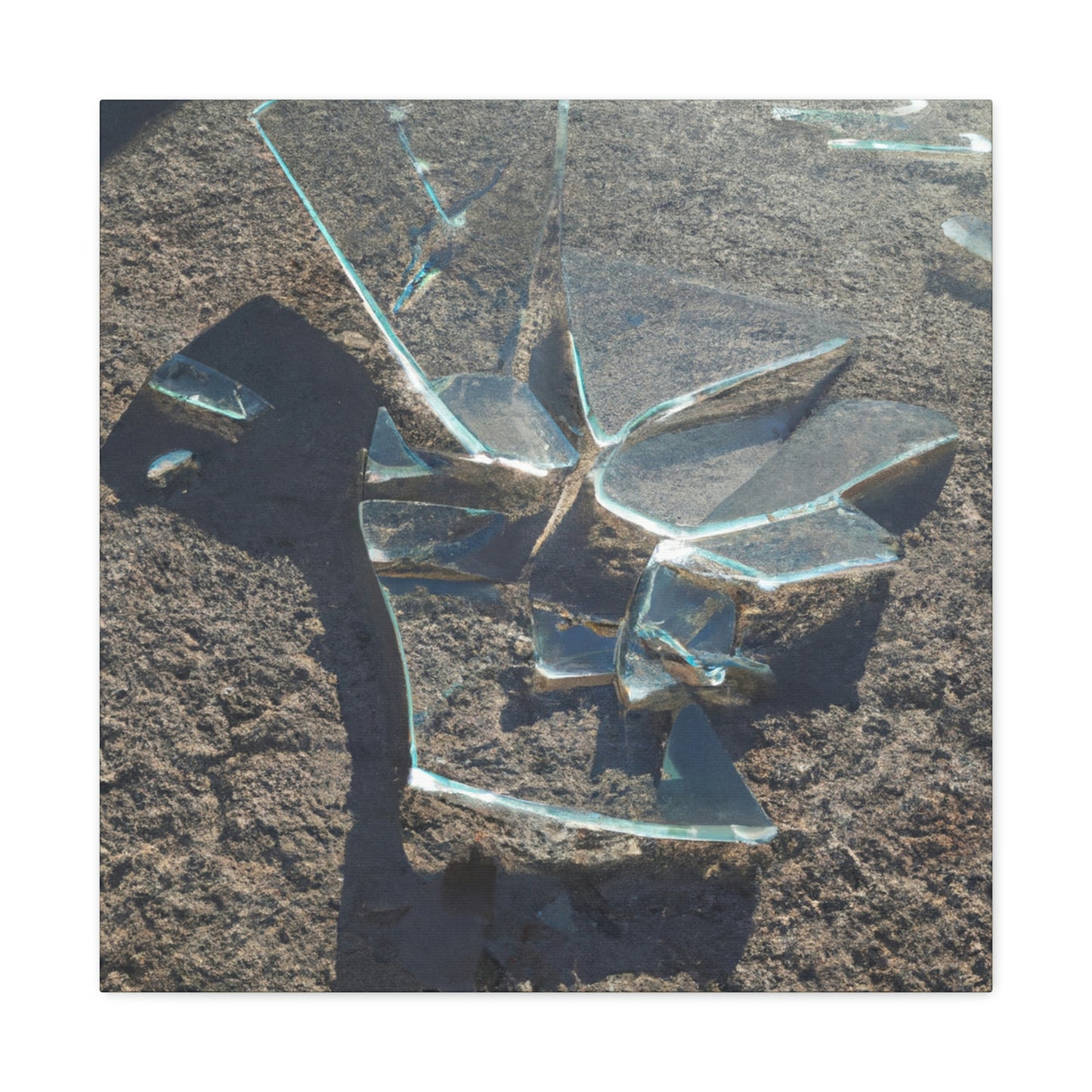 "Glimmer of Broken Glass" - The Alien Canva