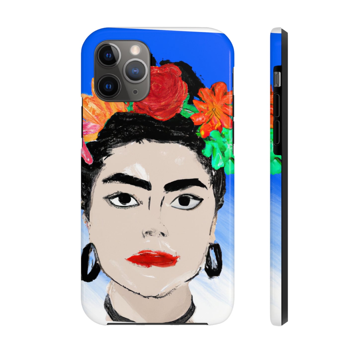 "Fiery Frida: Painting a Mexican Icon with Colorful Culture" - The Alien Tough Phone Cases