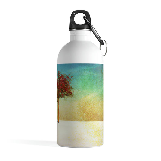 "Alone in the Snowy Meadow" - The Alien Stainless Steel Water Bottle