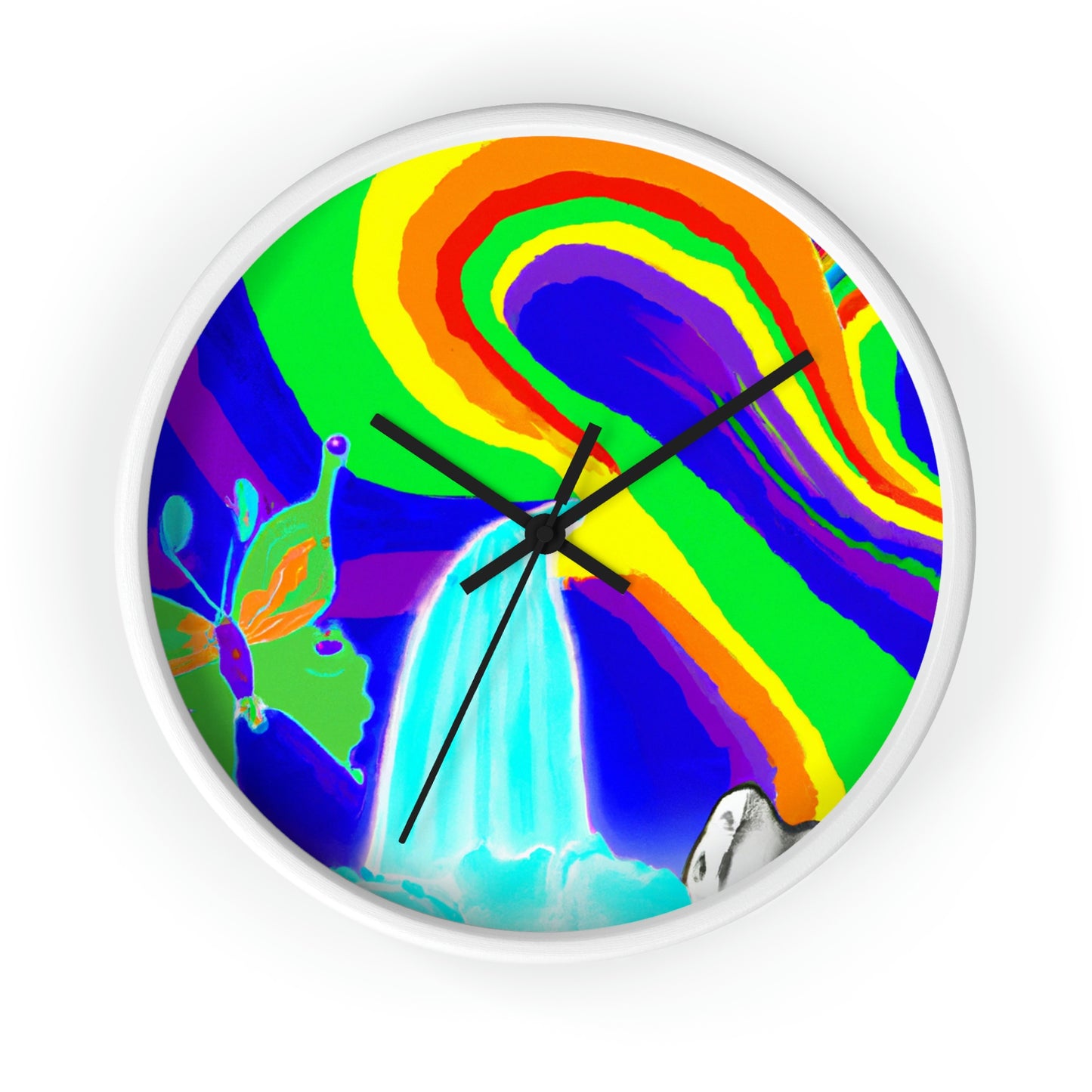 "Dancing Amongst the Splendor" - The Alien Wall Clock