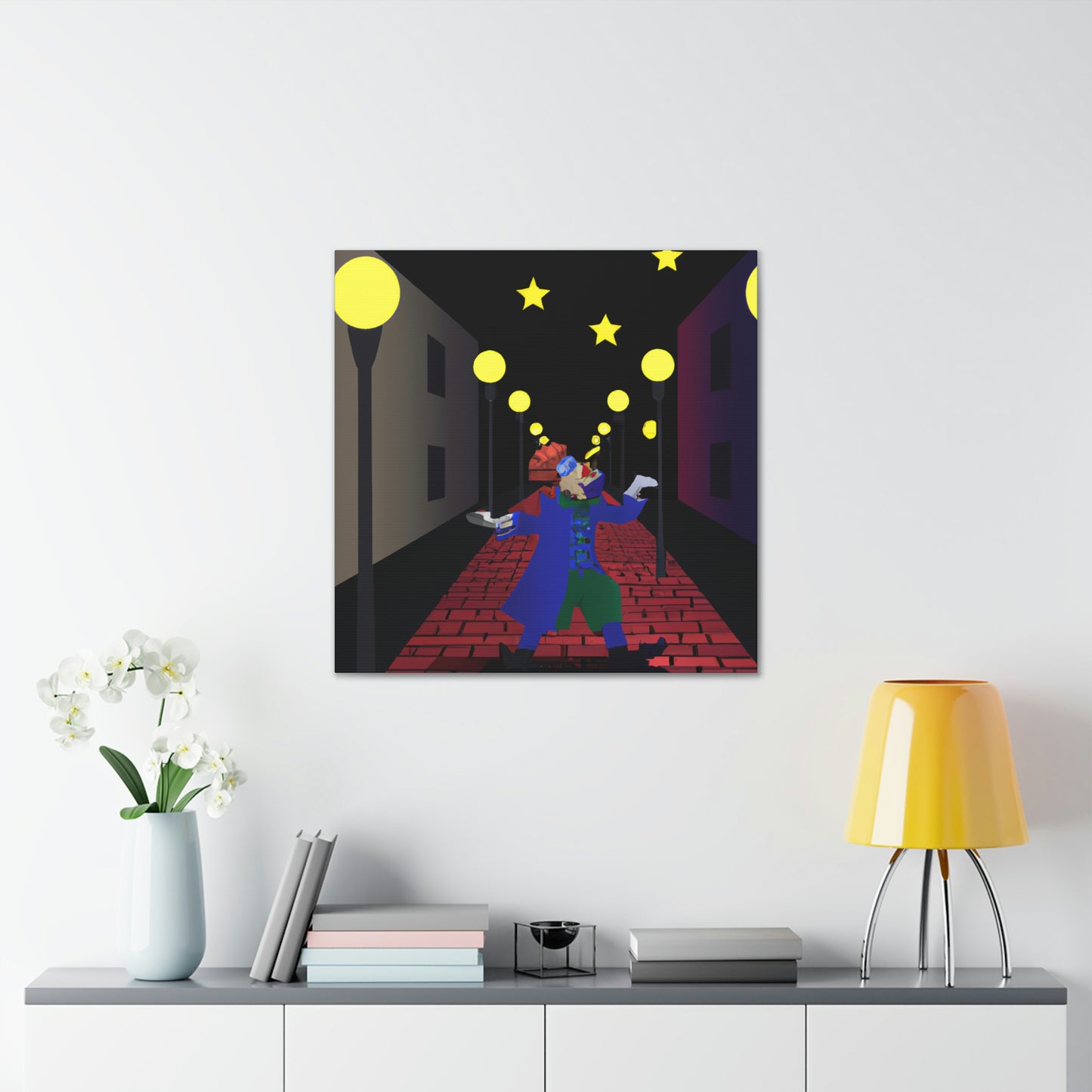 "Alley Star Juggler" - The Alien Canva