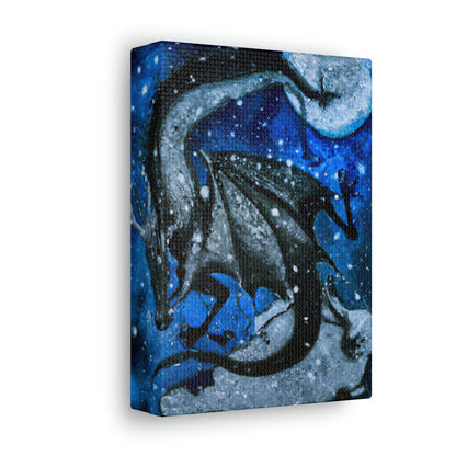 "Frosted Moonlight Dragon" - The Alien Canva