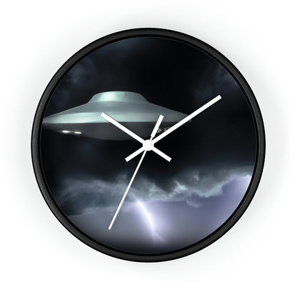 "Stormy Encounter" - The Alien Wall Clock