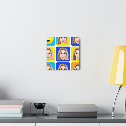 "Emoji-zing a una celebridad: un retrato de arte pop" - The Alien Canva