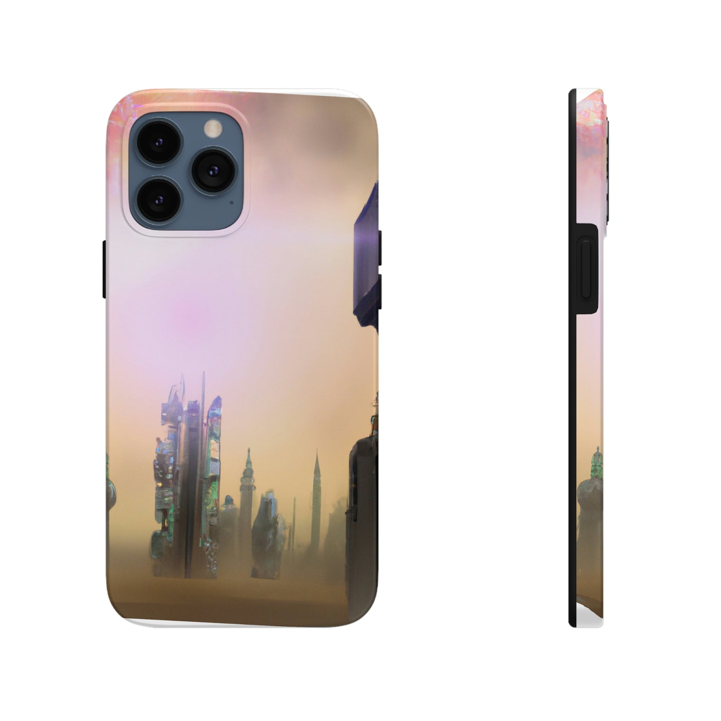 "Lost in the Cosmic Mist" - The Alien Tough Phone Cases