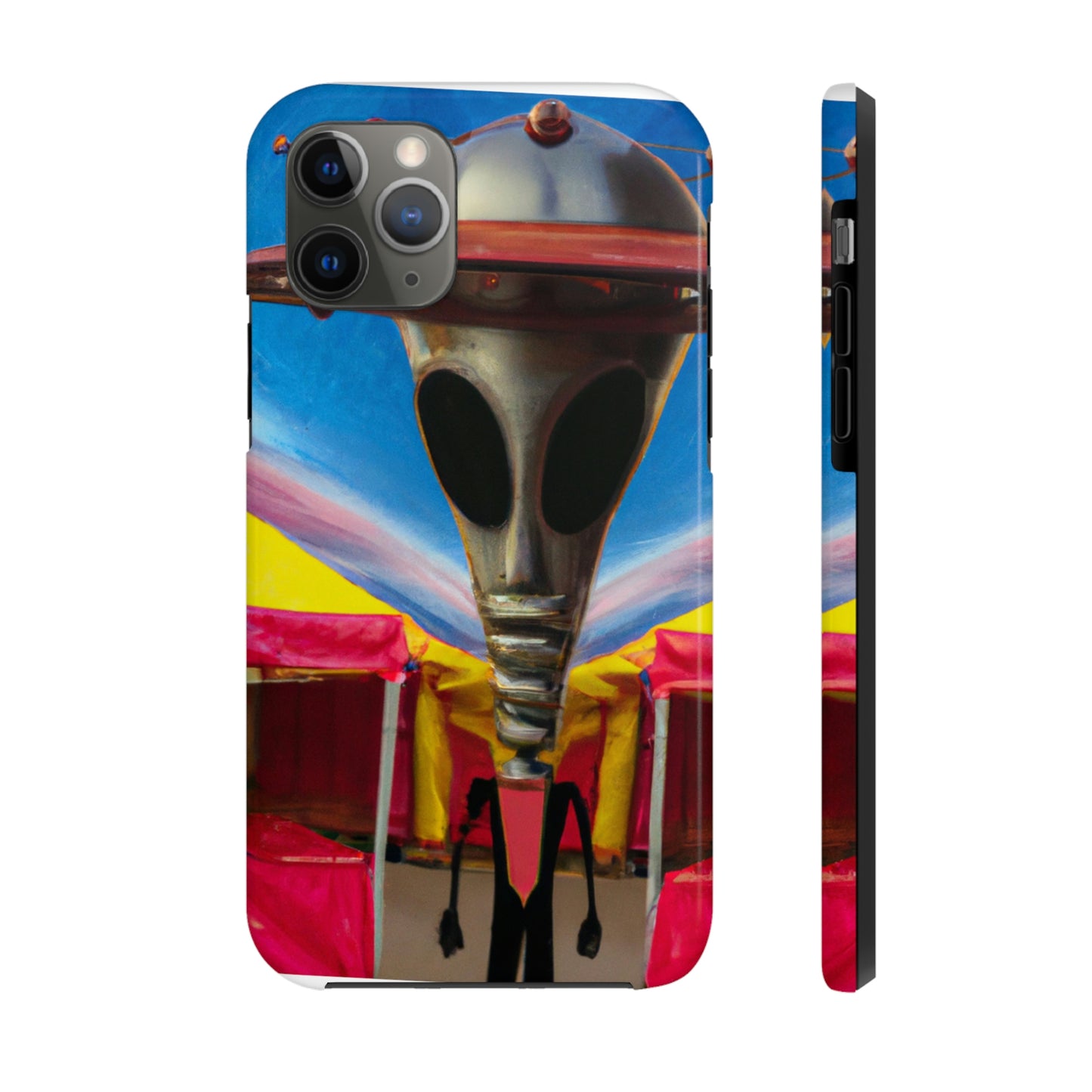 "Fair Invaders: A Cosmic Crash Course" - Die Alien Tough Phone Cases